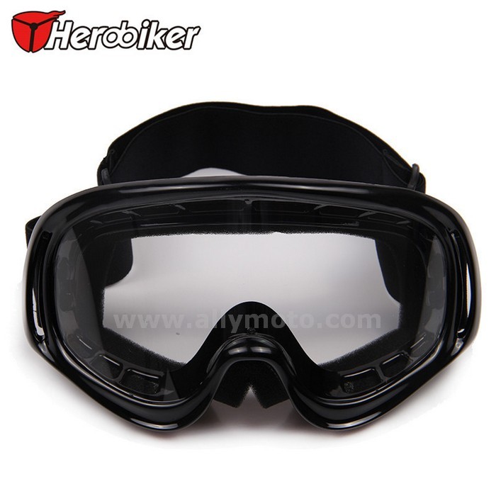 160 Motorcycle Goggles Colored Sunglasses Frame Winter Ski Glasses Clear Lens Snowmobile Off-Road Goggle Eyewear